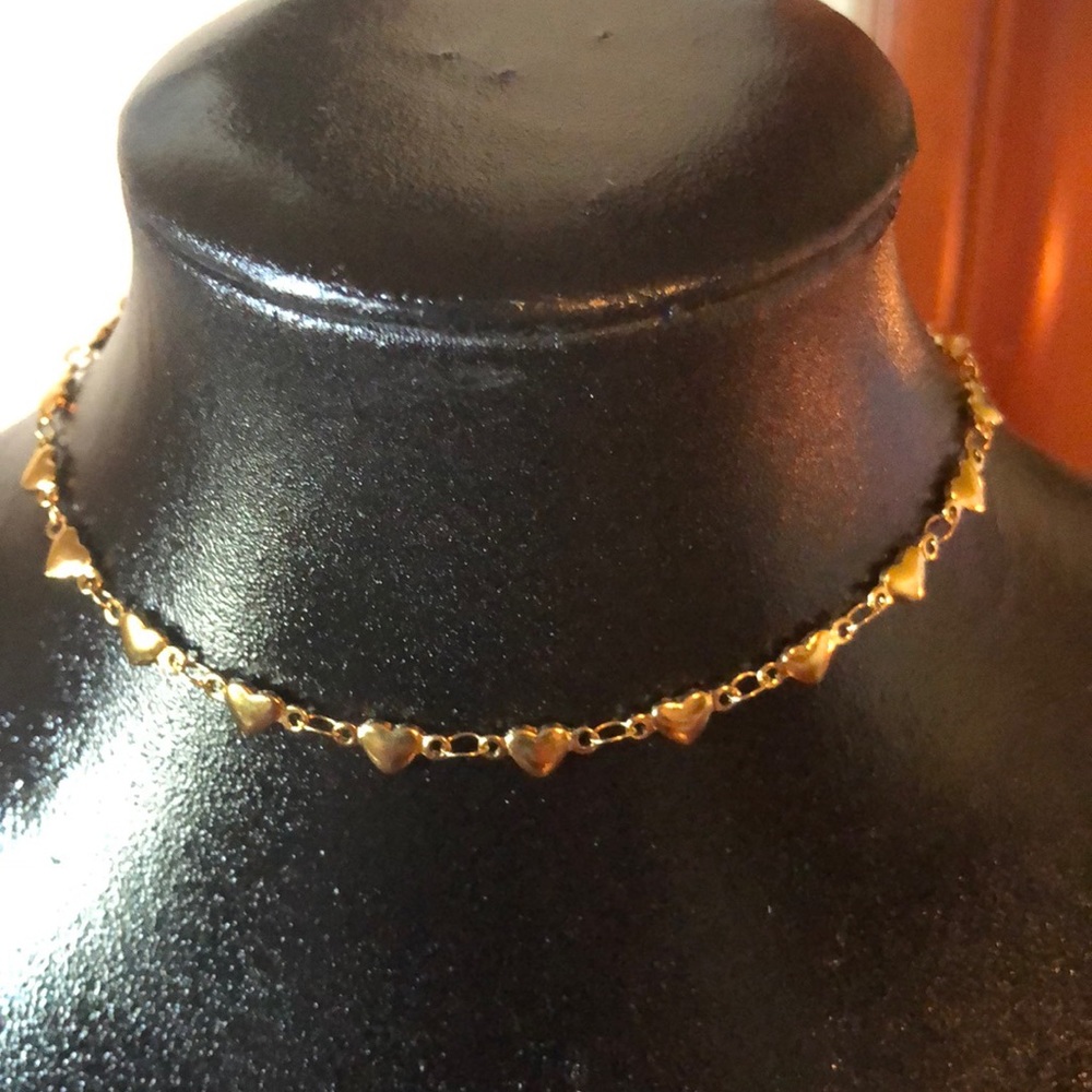 Gold plated anklets